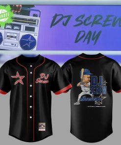 Limited Edition The Astros x DJ Screw collection Black V2 Jersey