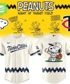 Limited Edition Twins Peanuts Snoopy Jersey