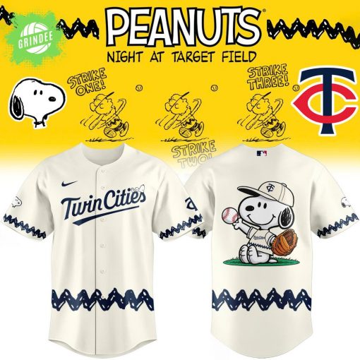 Limited Edition Twins Peanuts Snoopy Jersey