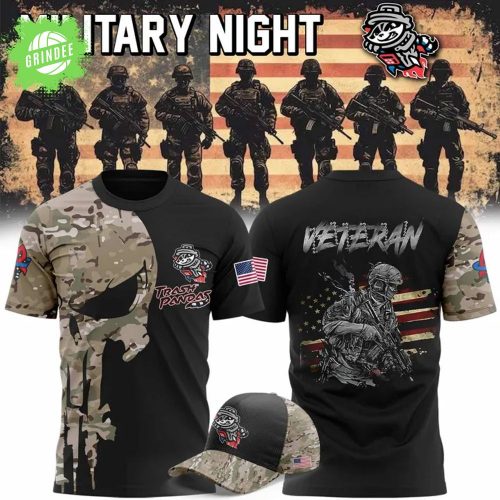 Limited Editions Trash Pandas Military T-Shirt 2025