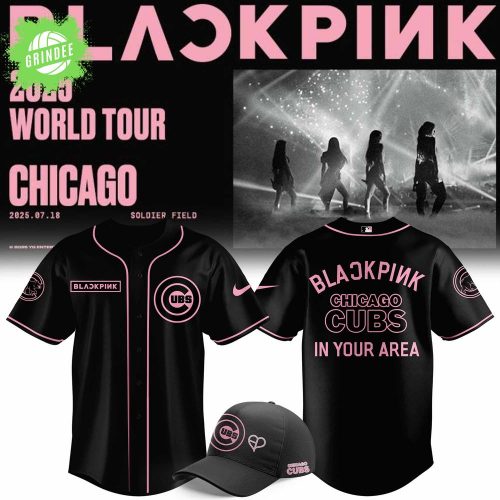 Limited edition Chicago Cubs x BLACKPINK Baseball Jersey