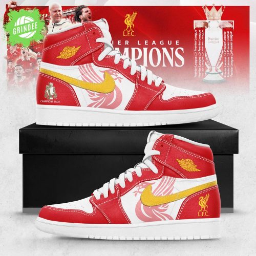 Liverpool F.C. Premier League Champions 24/25 Air Jordan 1 Shoes