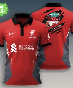 Liverpool Polo Shirt Custom Name For Fan 2025