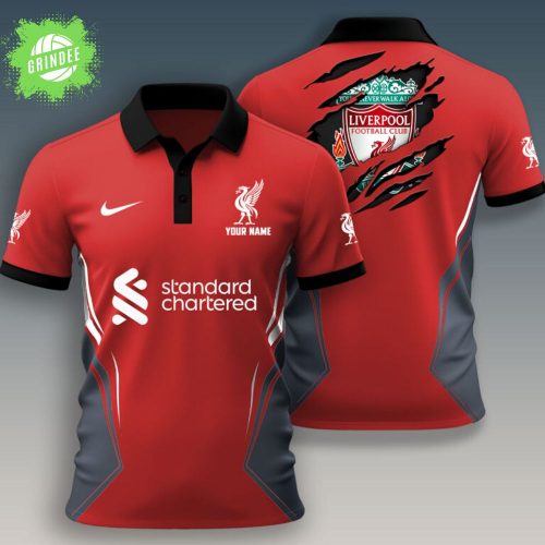 Liverpool Polo Shirt Custom Name For Fan 2025