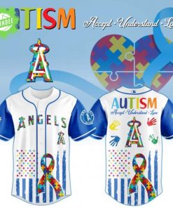 Los Angeles Angels × Special Autism Awareness Month Limited Edition Jersey