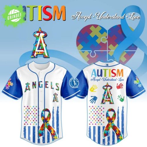 Los Angeles Angels × Special Autism Awareness Month Limited Edition Jersey