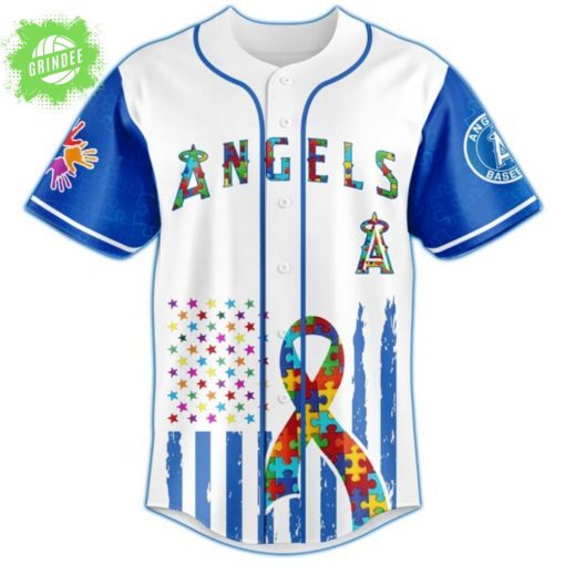 Los Angeles Angels × Special Autism Awareness Month Limited Edition Jersey