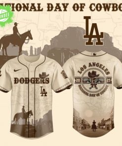 Los Angeles Dodgers MLB x National Day Of Cowboy Special Limited Edition Jersey