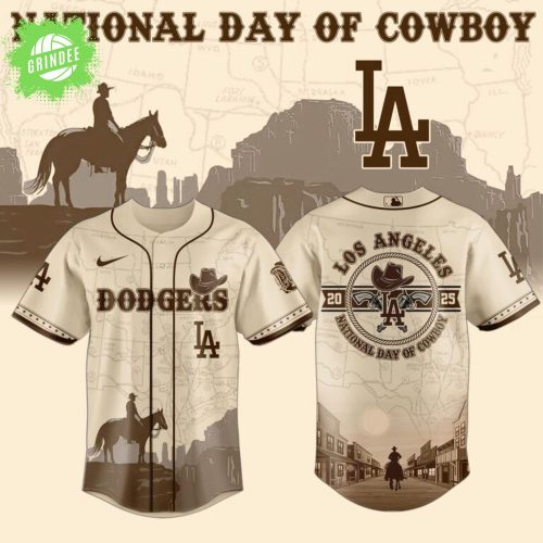 Los Angeles Dodgers MLB x National Day Of Cowboy Special Limited Edition Jersey