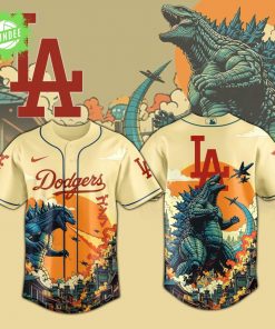 Los Angeles Dodgers Special Godzilla Limited Edition Jersey