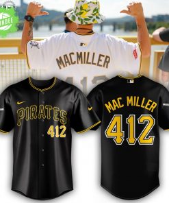 Mac Miller x Pittsburgh Pirates Black Jersey