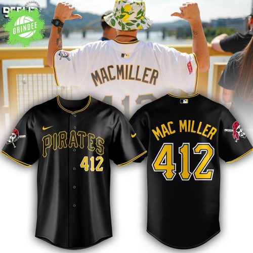 Mac Miller x Pittsburgh Pirates Black Jersey