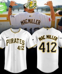 Mac Miller x Pittsburgh Pirates White Jersey
