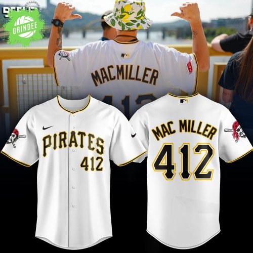 Mac Miller x Pittsburgh Pirates White Jersey