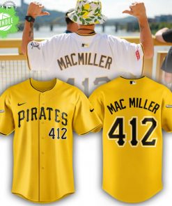 Mac Miller x Pittsburgh Pirates Yellow Jersey