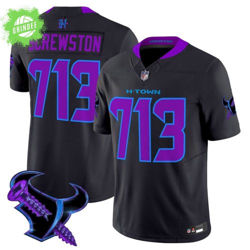 Men’s Houston Texans 2025 DJ Screw Limited Jersey