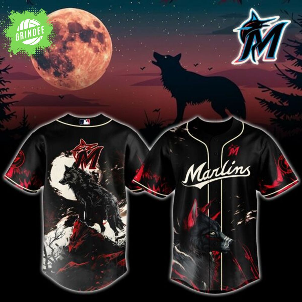 Miami Marlins x Wolf Jersey 2025 Editions Limited Miami Marlins x Wolf Jersey 2025 Editions Limited