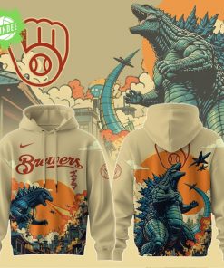 Milwaukee Brewers Special Godzilla Limited Edition Hoodie
