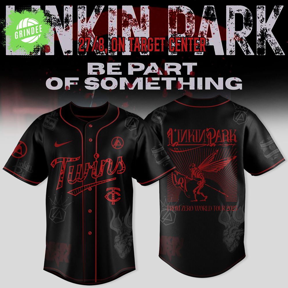 Minnesota Twins x LINKIN PARK: From Zero World Tour 2025 Jersey Minnesota Twins x LINKIN PARK: From Zero World Tour 2025 Jersey