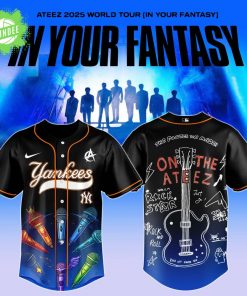 NY Yankees x ATEEZ 2025 World Tour Jersey Limited Edition 2025