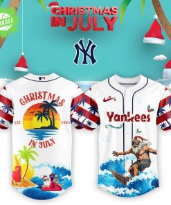 NY Yankees x Christmas July Santa 2025 Jersey Editions Limited 2025