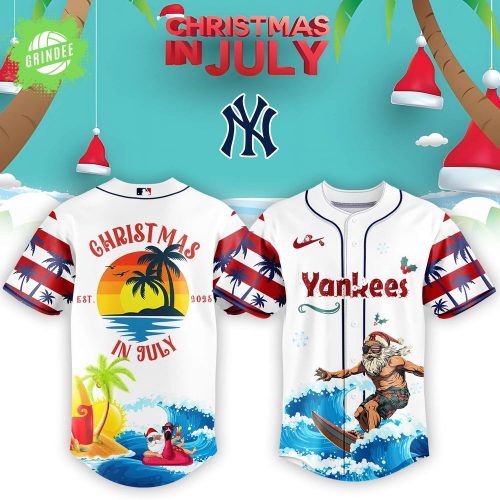 NY Yankees x Christmas July Santa 2025 Jersey Editions Limited 2025