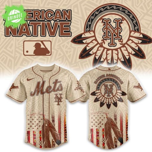 New York Mets x Native American Heritage 2025 Baseball Jersey