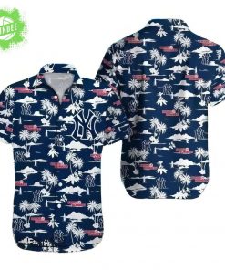 New York Yankees Special Design For Summer 3D Hawaiian Shirt