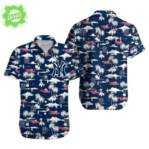 New York Yankees Special Design For Summer 3D Hawaiian Shirt