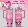 Tampa Bay Rays Breast Cancer Awareness Tumbler With Handle