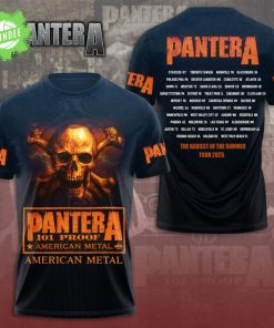 Pantera 101 Proof American Metal 3d Shirt
