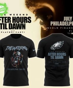 Philadelphia Eagles x The Weeknd after hours til dawn 2025 T-shirt