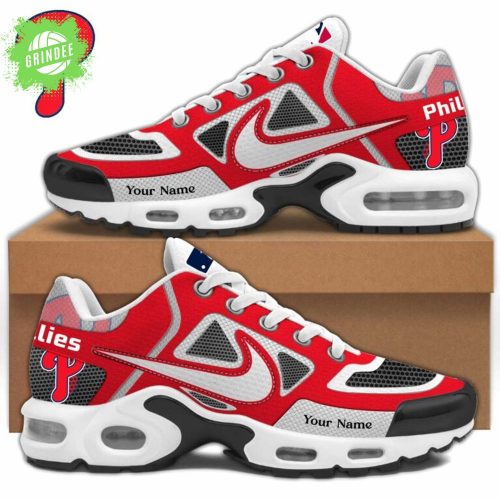 Philadelphia Phillies MLB Air Max Plus Shoes Custom Name