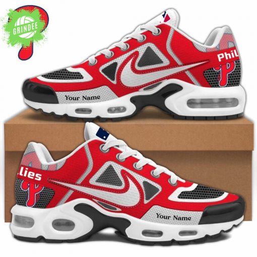 Philadelphia Phillies MLB Air Max Plus Shoes Custom Name