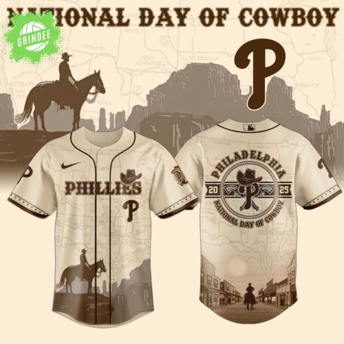 Philadelphia Phillies MLB x National Day Of Cowboy Special Limited Edition Jersey
