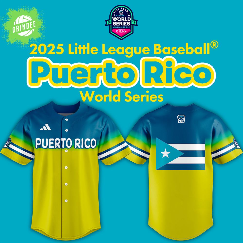 Puerto Rico 2025 Little League Baseball World Series Replica Jersey Puerto Rico 2025 Little League Baseball World Series Replica Jersey