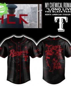 Rangers x Long Live The Black Parade Baseball Jersey