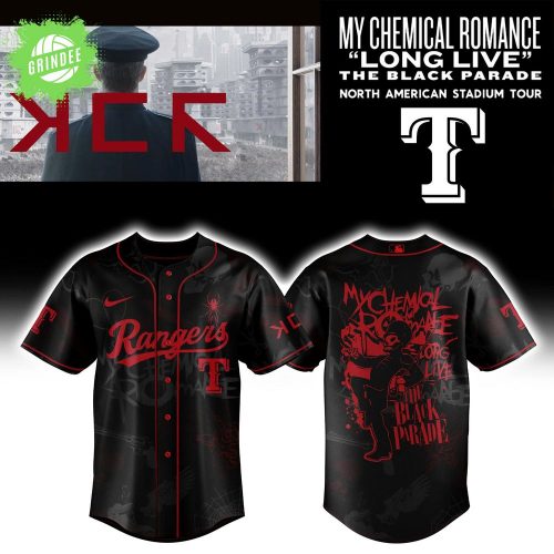 Rangers x Long Live The Black Parade Baseball Jersey