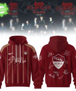 Roma X Stray Kids – Dominate World Tour 2025 Red Hoodie