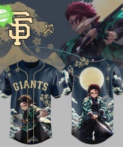 SF Giants x Wave Breathing Demon Slayer Baseball Jersey