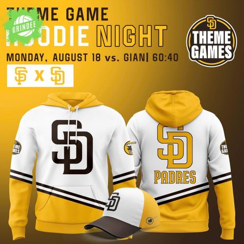 San Diego Padres Hockey Night Limited Edition Hoodie 2025