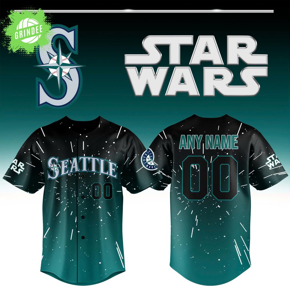 Seattle Mariners 2025 Star Wars Night jersey Seattle Mariners 2025 Star Wars Night jersey