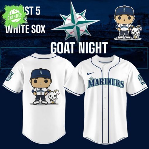 Seattle Mariners Goat Night Jersey – White Sox Game Limited Edition Baseball Jersey