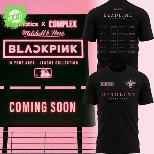Special Cubs x Blackpink World Tour 25 T-Shirt Black