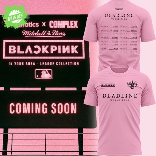 Special Cubs x Blackpink World Tour 25 TShirt Pink