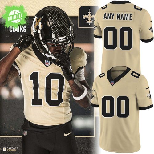 Special Edition Gold Football Jersey