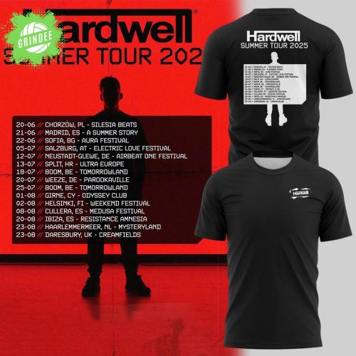 Special Edition Hardwell Summer Tour 2025 Tshirt