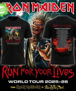 Special Edition Run For Your Lives 2025 Tour Tshirt