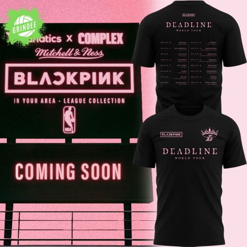 Special LA Lakers x Blackpink World Tour 25 T-Shirt Black