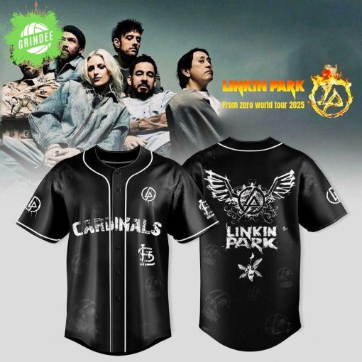 St. Louis Cardinals x Linkin Park From Zero World Tour 2025 Baseball Jersey-3D Baseball Jersey